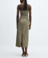 ფოტო #3 პროდუქტის Women's Belted Strapless Dress