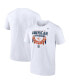 Фото #1 товара Men's White Houston Astros 2022 American League Champions Locker Room Big and Tall T-shirt