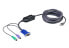 Фото #2 товара ATEN KA7920 - 4.5 m - Black - VGA + 2x PS/2 - RJ-45 - Male/Male - Plastic