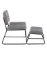 Stout Contemporary Lounge Chair and Ottoman Set