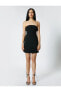 Фото #20 товара Straplez Mini Elbise Katlama Detaylı Dar Kesim