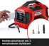 Фото #7 товара Einhell Pressito 18/25 Hybrid Power X-Change Hybrid Compressor (18 V, Operated with Power Cable or Battery, Max. 11 bar, incl. 4-Piece Set Adapter Set and 2 Hoses, incl. 2.5 Ah battery and charger)