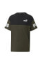 Фото #1 товара Düz Mavi Erkek T-Shirt 67009770 Puma Power Colorblock Tee