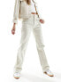 JJXX straight fit high waisted jeans in white