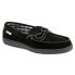 Фото #2 товара HideAways by LB Evans Marion Moccasin Mens Black Casual Slippers 1737-001