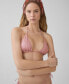 ფოტო #1 პროდუქტის Women's Metallic Thread Bikini Top