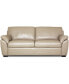 Фото #9 товара Lothan 79" Leather Apartment Sofa with 2 Cushions, Created for Macy's