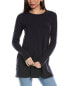 Eileen Fisher Crew Neck Tunic Women's Blue Xxs