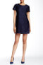 Фото #2 товара CeCe by Cynthia Steffe 156891 Women's Short Sleeve Lace Shift Dress Navy Sz. 6