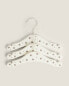 Фото #4 товара Pack of floral baby hangers (pack of 3)