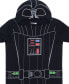 ფოტო #5 პროდუქტის Toddler and Little Boys Darth Vader Cosplay Hooded T-shirt and Shorts, 2 Pc Set