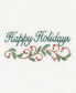 Фото #2 товара Christmas Happy Holidays 100% Turkish Cotton Hand Towel