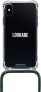 Фото #1 товара Чехол для смартфона Lookabe LOOKABE Crossbody Phone Clear Case Green | iPhone X / Xs