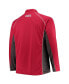 Фото #5 товара Men's Crimson Alabama Crimson Tide Big and Tall Textured Raglan Quarter-Zip Jacket