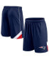 Men's Navy New England Patriots Slice Shorts