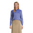 ფოტო #9 პროდუქტის Women's School Uniform Long Sleeve Oxford Dress Shirt