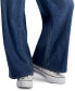 Juniors' High-Rise Wide-Leg Comfy Jeans