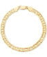 ფოტო #1 პროდუქტის Men's Mariner Link Chain Bracelet in 14k Gold-plated Sterling Silver