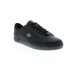 Фото #2 товара Lacoste Powercourt 1121 1 SMA Mens Black Leather Lifestyle Sneakers Shoes