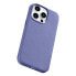 Фото #12 товара Чехол для iPhone 14 Pro Max ICARER из натуральной кожи MagSafe Case Leather светло-фиолетовый