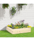 Фото #3 товара Raised Garden Bed No Bottom Wooden Planter Box For Vegetables