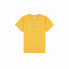 Women’s Short Sleeve T-Shirt Champion Crewneck Croptop Yellow