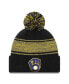 Фото #1 товара Men's Navy Milwaukee Brewers Chilled Cuffed Knit Hat with Pom