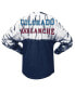 Фото #2 товара Men's and Women's Navy Colorado Avalanche Crystal Half Dye Long Sleeve T-Shirt