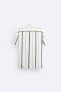 Striped viscose blend shirt