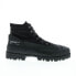 Фото #1 товара Diesel D-Hiko Boot X Y02964-P0187-T8013 Mens Black Canvas Ankle Boots