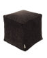 Пуфик Majestic Home Goods Villa Ottoman Pouf Cube 17" x 17" Бежевый - фото #55