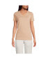 Фото #3 товара Women's Tall Relaxed Supima Cotton T-Shirt