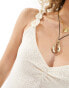 Фото #3 товара Emory Park knitted maxi dress with corsage detail straps in cream