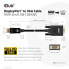 Club 3D DisplayPort to VGA Cable M/M - 2 m - DisplayPort - VGA (D-Sub) - Male - Male - Straight