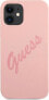 Guess Etui Guess GUHCP12SLSVSPI Apple iPhone 12 mini różowy/pink hardcase Script Vintage