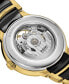 Фото #4 товара Часы Rado Centrix Open Heart Black Ceramic & Gold PVD