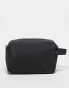 ASOS DESIGN wash bag in black