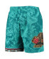 ფოტო #3 პროდუქტის Men's Turquoise Vancouver Grizzlies Hardwood Classics Lunar New Year Swingman Shorts