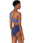 Vilebrequin 260026 Women Asymmetric Colorblock One Piece Swimsuit Size Small