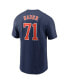 Фото #3 товара Men's Josh Hader Navy Houston Astros Fuse Name Number T-Shirt