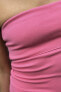 Фото #3 товара Трикотажное платье stretch с открытыми плечами ZARA