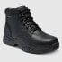 Фото #1 товара S Sport By Skechers Men's Steel Toe Leather Work Boots - Black 7