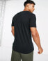 Фото #2 товара Polo Ralph Lauren pima cotton slim fit t-shirt in black with multi pony logo