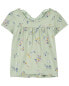 Фото #1 товара Baby Floral Print Crochet Butterfly Top 12M