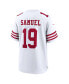 Фото #2 товара Men's Deebo Samuel White San Francisco 49ers Player Game Jersey