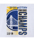 ფოტო #3 პროდუქტის Women's White Golden State Warriors 2022 Western Conference Champions Plus Size Locker Room V-Neck T-shirt
