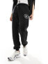 In The Style x Perrie Sian embroidered jogger co-ord in black 36 - фото #9