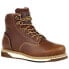 Фото #2 товара Georgia Boots Wedge 6 Inch Waterproof Work Mens Brown Work Safety Shoes GB00350