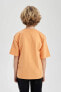 Erkek Çocuk T-shirt B5927a8/og71 Lt.orange