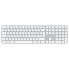 Apple Magic Keyboard mit Touch ID und Ziffernblock"Silber/Weiß Englisch (UK) Kabellos
